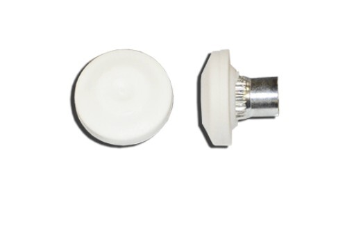 CF-F9917348-0201 1/4-20X7/16 POLY-SEAL RIB GR-5.1 T-NUT Z ENCAP WHITE PP /ENCAPSULATED