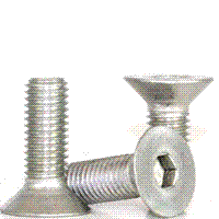 .100C200FHSS M10 - 1.50 X 20 MM FLAT SOCKET CAP SCREWS COARSE STAINLESS STEEL A2 (18-8)