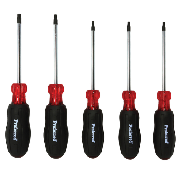 T28002 PROFERRED TORX SCREWDRIVER SETS - 5 Piece