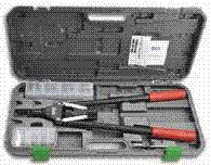 M34606 M34606 / 325-RNK Heavy duty Rivet Nut tool  with  case, mandrels
noses to set 10-24 up to 3/8-16