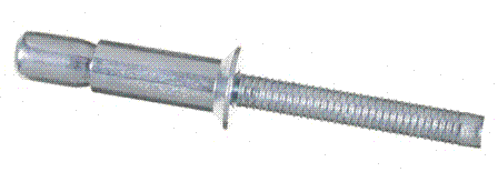MGL100-R6-6 MGL100-R6-6 MAGNA-LOK 3/16" X .486" (.125-.331 GRIP) STEEL-STEEL FLUSH HEAD