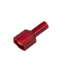 CF-630005 3M 71M-250-32-NBL, Nylon & Brass Sleeve Push-On Terminal, Male, Fully Insulated, .250", Red, 22-18