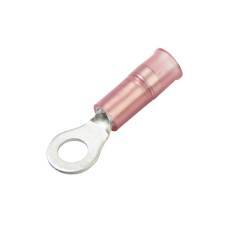 CF-651065 Nylon & Brass Sleeve Ring Terminal, 6 Stud, Red, 22-18 Ga (100  MIN)