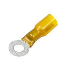 CF-953149 Molex 19164-0066, Perma-Seal™ Heat Shrink & Crimp Ring Terminal, 1/4" Stud, Yellow, 12-10 Ga (SC-23