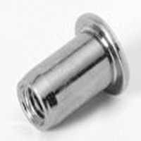 CF-TU-AM10UPO35 TU-AM10UPO35, Rivetnut Insert, M10x1.5 ISO-5H (0.79-3.51mm Grip) Round Body, Large Flange Head, Al