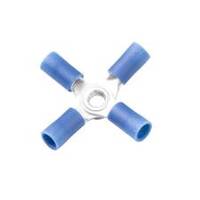 Vinyl X Connector, Blue, 16-14 Ga (100 MIN)