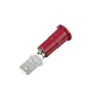 CF-531705 Vinyl Push-On Terminal, Funnel Entry, Male, .187", Red, 22-18 Ga (100 MIN)