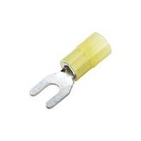 CF-863065 Nylon Spade Terminal, 6 Stud, Yellow, 12-10 Ga (100 MIN)