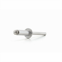 CF-SD43BS POP SD43BS Open End Blind Rivet; 1/8 Inch (0.125 Inch), (0.126 - 0.187 Inch Grip), Dome Head, Stee