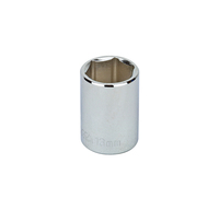 S16013 1/4" DRIVE METRIC SOCKET - 13 MM STANDARD 6 Point