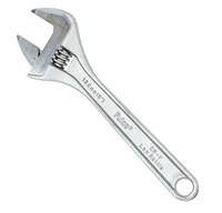 PROFERRED STANDARD ADJUSTABLE WRENCH, CHROME FINISH - 6&quot;,CHROME