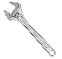 PROFERRED STANDARD ADJUSTABLE WRENCH, CHROME FINISH - 10&quot;,CHROME