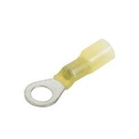 CF-966565 Heat Shrink & Solder Ring Terminal, 1/2" Stud, Yellow, 12-10 Ga (10 MIN)