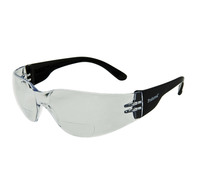 Safety Glasses ANSI Z87.1 Compliant - Proferred 100 Clear Bifocal +2.5D Lens AS
