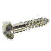 ROUND SLOTTED WOOD SCREW